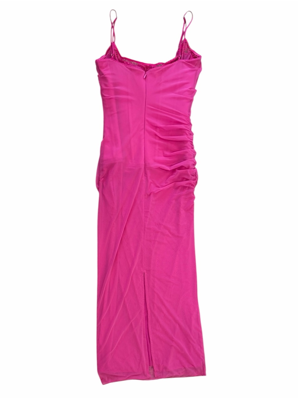 House Of CB Nalini Fuchsia Mesh Corset Maxi Dress - Picture 5 of 6